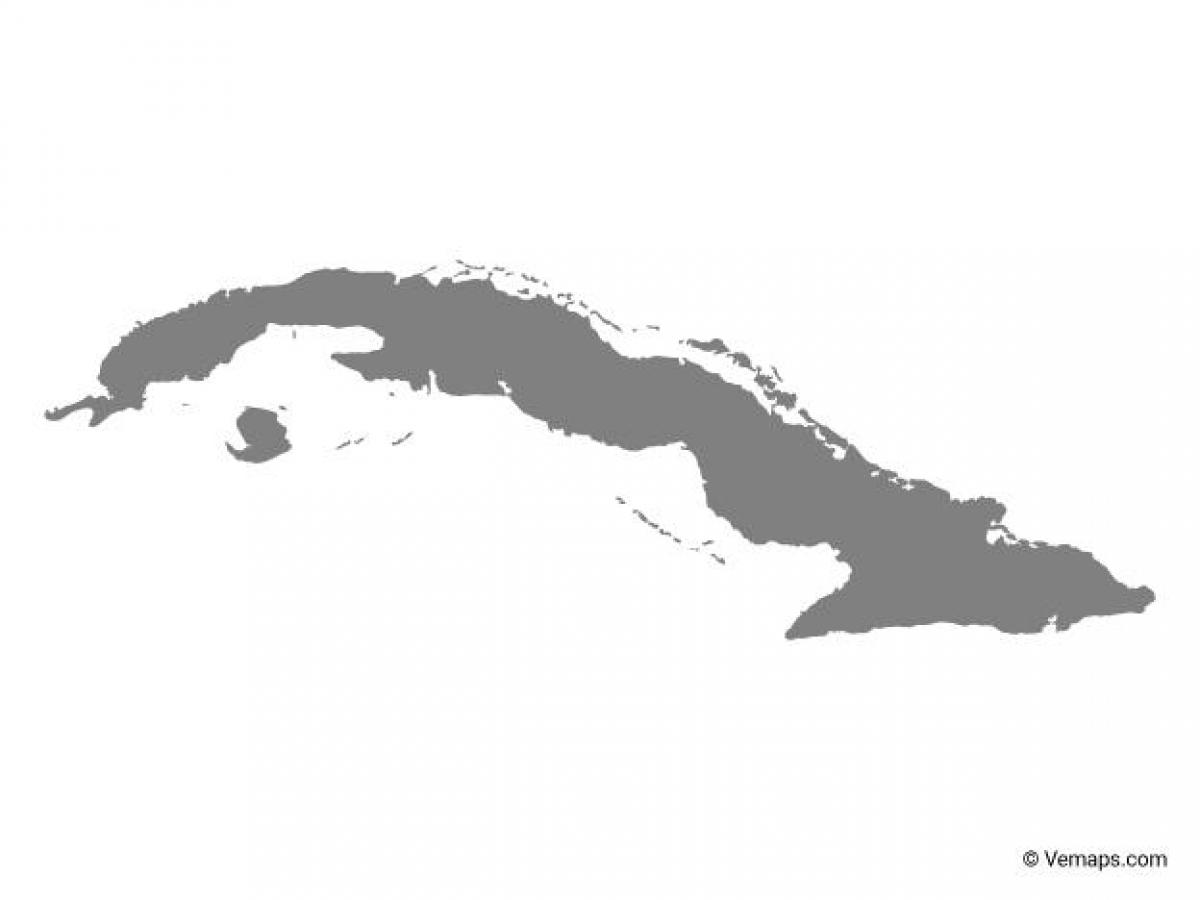キューバ ベクトルマップ